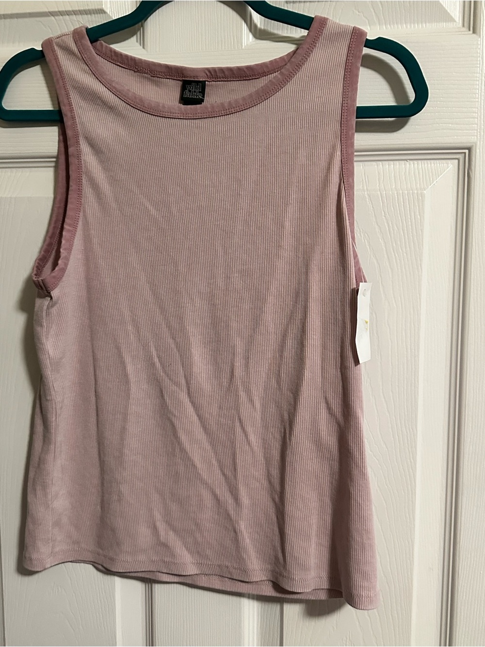 wild fable Dusty Pink Ribbed Tank Top